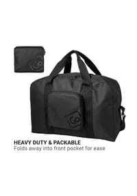 Go TRAVEL - Reisetasche, faltbar - BLACK