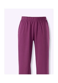 SIEH AN! - Capri-Freizeithose - beere