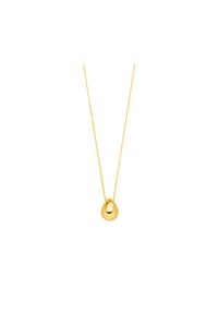 Leaf DROP - Damen Kette mit Anhänger, 925er Silber - GELBGOLD