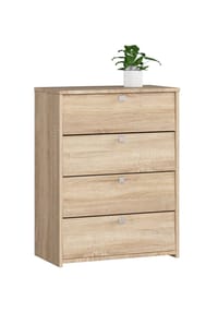 Akord - Schuhschrank RUBIN mit 4 Klapptüren - erle