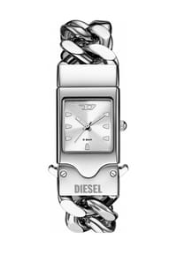DIESEL® CLOSER - Diesel Herrenuhr Closer mit drei Zeigern aus Edelstahl, DZ2225 - Silber