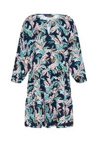 DESIRéE - Strandkleid, Schlüsselloch-Ausschnitt, für Damen - SKY CAPTAIN AOP
