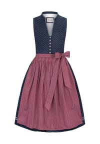 STOCKERPOINT - Dirndl "Renata ", Stehkragen, Knielang, für Damen - DUNKELBAU