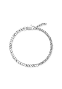 TOM TAILOR - Armband für Herren, Edelstahl - Silber