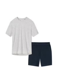 SCHIESSER - Schlafanzug Organic Cotton - Dunkelblau