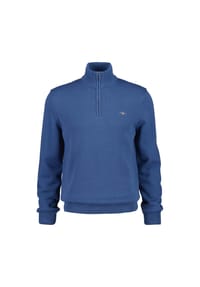 GANT - Herren Strickpullover - CLASSIC COTTON HALF-ZIP, Troyer, Baumwolle - Schwarz