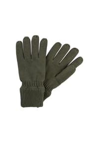 camel active - Handschuhe aus reiner Baumwolle - Dunkelbraun