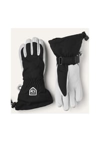 HESTRA - Handschuh Heli Ski 5-Finger black /white - schwarz