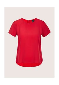 MADELEINE - Sommerbluse mit Reißverschluss - rot