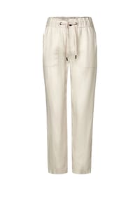 Street One - Paperbag-Hose, Tunnelzug, für Damen - 16264 DARK GREEN