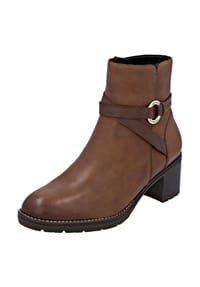 remonte® - Leder Stiefelette - Braun