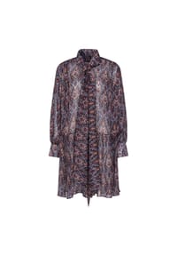 seidensticker - Kleid - dark blue paisley (0018)