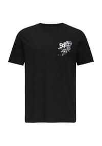 QS - T-Shirt, Baumwolle, für Herren - 99D0 GREY/BLACK