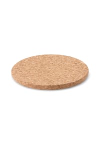 CONTINENTA - Flaschenuntersetzer, Kork, Ø 15 cm - mehrfarbig