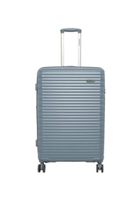 GLOBETROTTER LIESE - 4-Doppelrollen-Trolley, Hartschale, TSA Kombinationsschloss - GREY BLUE
