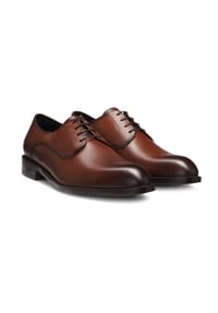 BOSS - Schnürschuhe "Tayil", Glattleder, für Herren - 001 BLACK