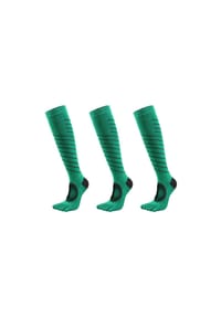 MUNADUNA - 3er-Pack Yoga-Kniestrümpfe mit offenem Spann - Anti-Rutsch Zehensocken,Atmungsaktiv,Baumwolle - Bunt Mix