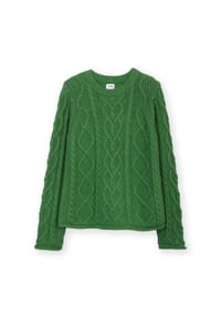 KITE - Damen Farrington Strickpullover Bio-Baumwolle - grün