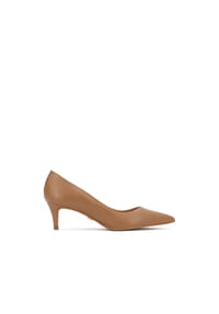Kazar - Hellbraune niedrige Stiletto-Pumps - Hellbraun
