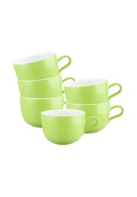 Seltmann Weiden Milchkaffeetassen Liberty Pure Colors 380 ml 6er Set - LIBERTY PURE COLORS - beige