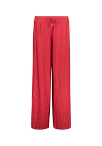 BETTY & CO - Stretch-Hose mit Plissee - Dunkelrot