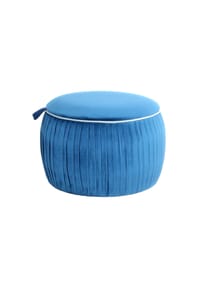Kayoom - Hocker Adoree 110 blau – Eiche - blau