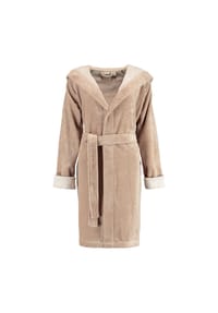 ESPRIT - Bademäntel Damen Kapuze Cosy mocca - 004 - beige