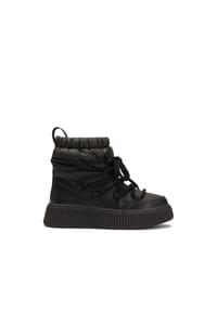 Kazar - Schneestiefel mit dicken Sohlen - Schwarz