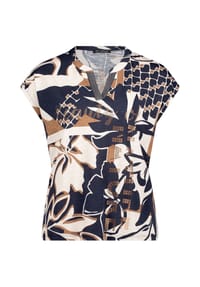 BETTY BARCLAY - Shirt, Kappärmel, für Damen - 8826 D.BLUE/NATURE