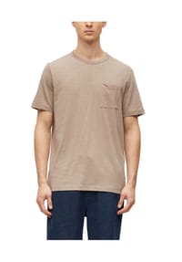 s.Oliver - T-Shirt, Brusttasche, für Herren - 01W1  WHITE