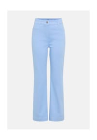 olsen - Hose im Cropped-Style aus Gabardine - Bay Blue