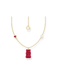 Thomas Sabo THOMAS SABO x HARIBO - Kette mit Goldbär Rot - gelbgoldfarben