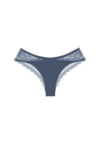 TRIUMPH - Brazilian Slip Comfort Allure, Spitze, für Damen - 7873 INDIGO VEIL