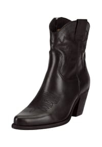 Felmini - Leder Stiefelette - Schwarz