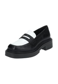 STEVE MADDEN - Leder/Synthetik Slipper - Schwarz/Weiß