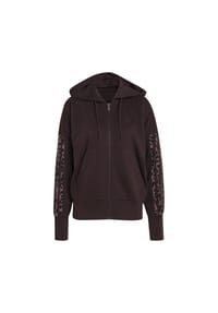adidas - Sweatjacke Aop Leo, Stehkragen, für Damen - AUCO/MULTCO/PREBRN