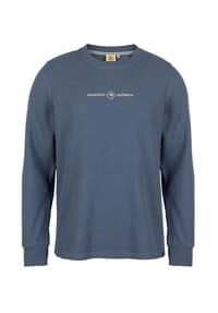ROADSIGN Australia Herren T-Shirt Colourblock Design - Moderner Look In Blau/Weiß/Rot, Größe L