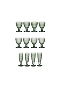 Villeroy & Boch Wasser-, Wein- und Sektgläser Boston Coloured 12er Set - BOSTON COLOURED - blau