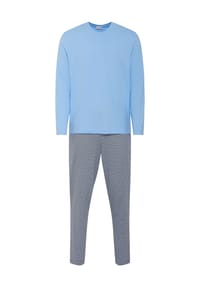 mey - Schlafanzug Neo, Baumwolle, für Herren - 844 FAR BLUE