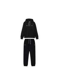 ellesse - Herren Jogginganzug - TRACCOTA OH HOODY & JOG PAN SET, Hoodie & Pants Set, Logo, einfarbig - Schwarz