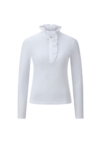 rich&royal - Shirtbluse, Rüschen, für Damen - 100 WHITE