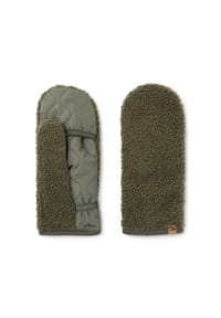 camel active - Teddy-Handschuhe mit Fleecefutter - Dunkelgrün