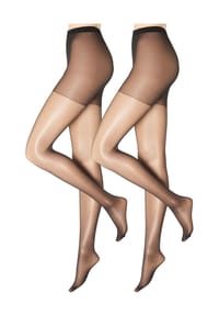 DESIRéE - Feinstrumpfhose, 2er-Pack, 20 den, glanz, für Damen - puder