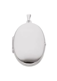 Adelia's - Damen Silber Schmuck 925 Silber Medaillon Anhänger - silber