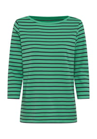 GALERIA - Shirt Anja, 3/4-Arm, U-Boot-Ausschnitt, für Damen - BLACK/WHITE