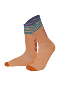 CIRCLE FIVE - 1 Paar Performance Sportsocken mit Frotteesohle - Orange