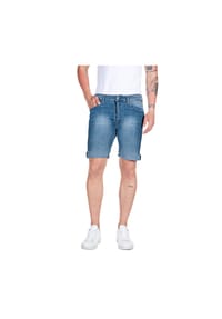 REPLAY - Herren Jeansshorts - POWER, Stretch Denim, Bermuda Shorts, Tapered Fit - 009  MEDIUM BLUE