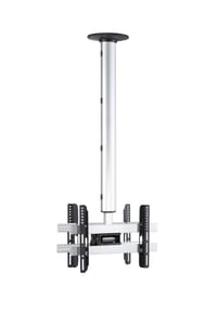 VCM. - Universal TV Deckenhalterung für 2x TVs | 26-40 Zoll bis 50 kg | bis VESA bis 400x300 | höhverstelbar 127-238 cm | TV Halterung 360 Grad schwenkbar drehbar und 15 Grad neigbar | Fernseher Halter - CM3 - 