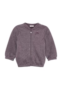 s.Oliver - Sweatjacke, Schleife, für Babys und Kleinkinder - 48W2 LILAC/PINK