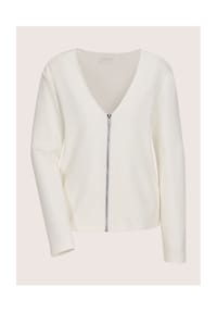 MADELEINE - Elegante Viskosejacke mit Reißverschluss - berber